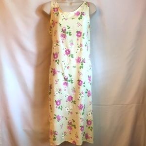 Girls Yellow Floral 2-piece Dress